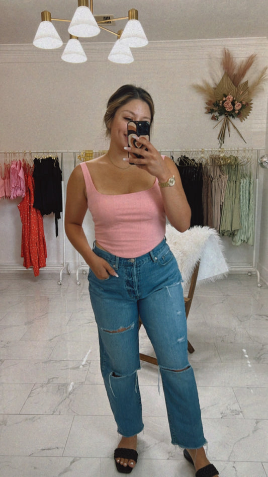 Pink Corset Top